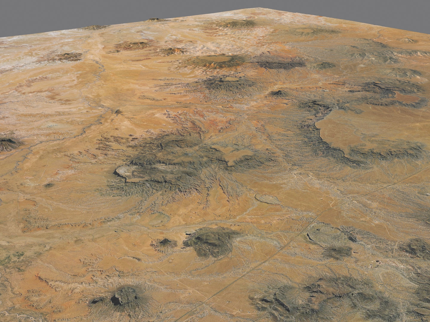 Desert Landscape 3D model_5