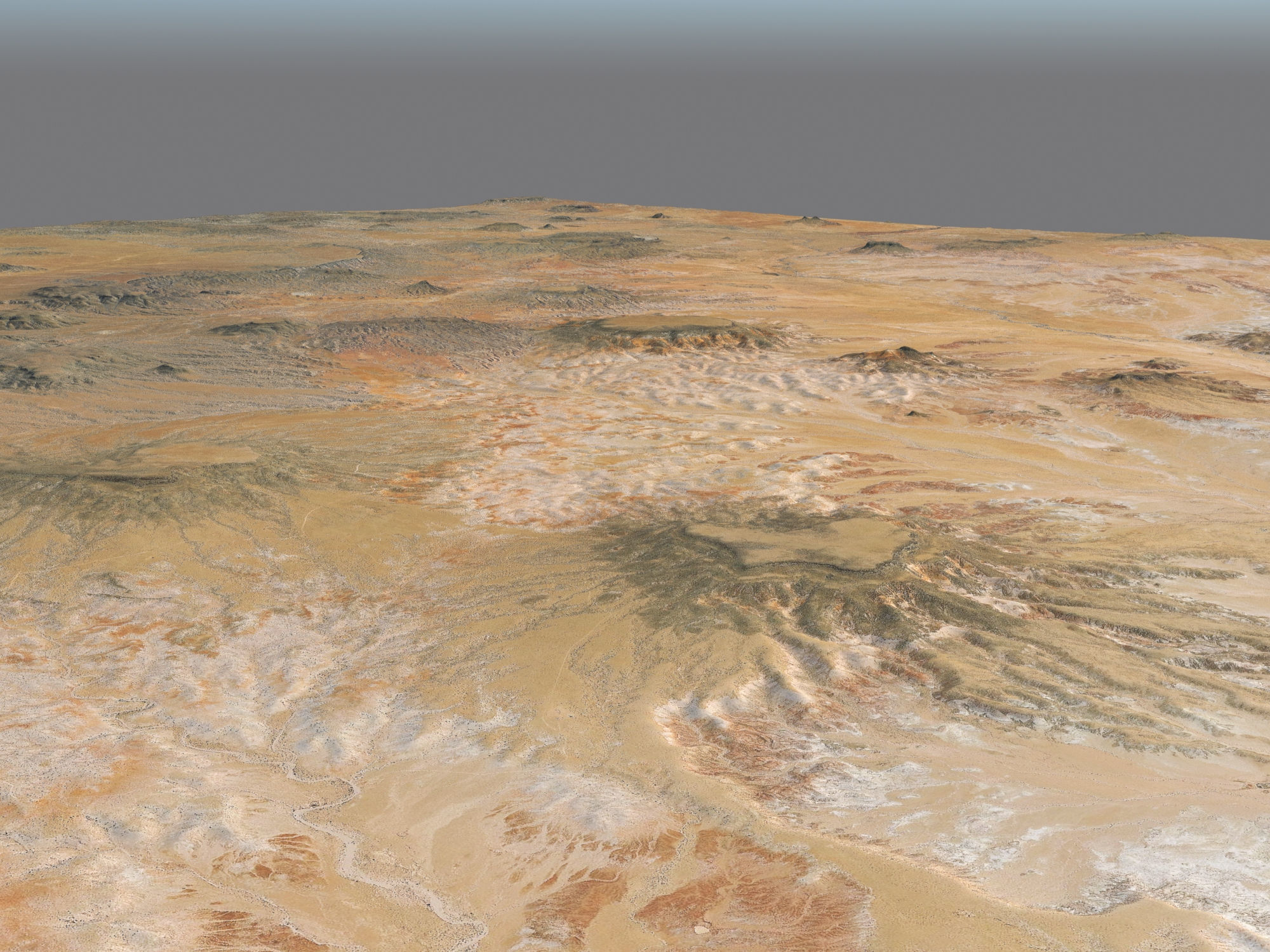 Desert Landscape 3D model_3
