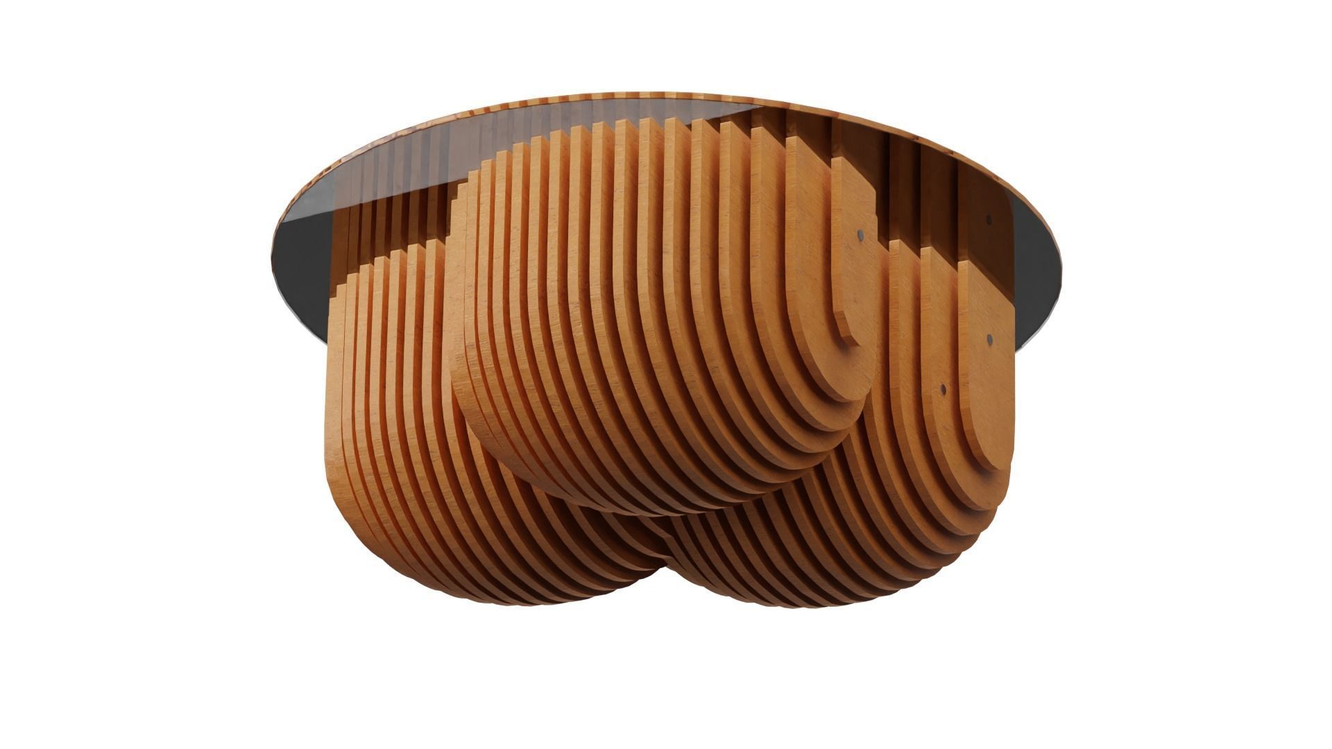 Parametric coffee table 13 3D model_4