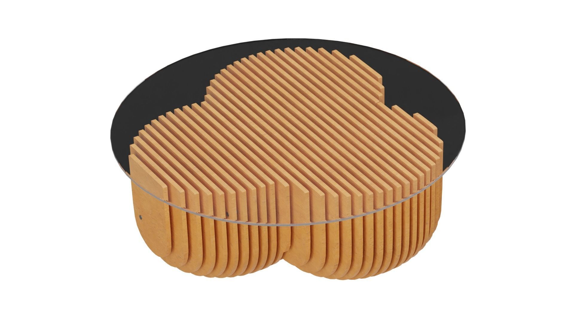 Parametric coffee table 13 3D model_1