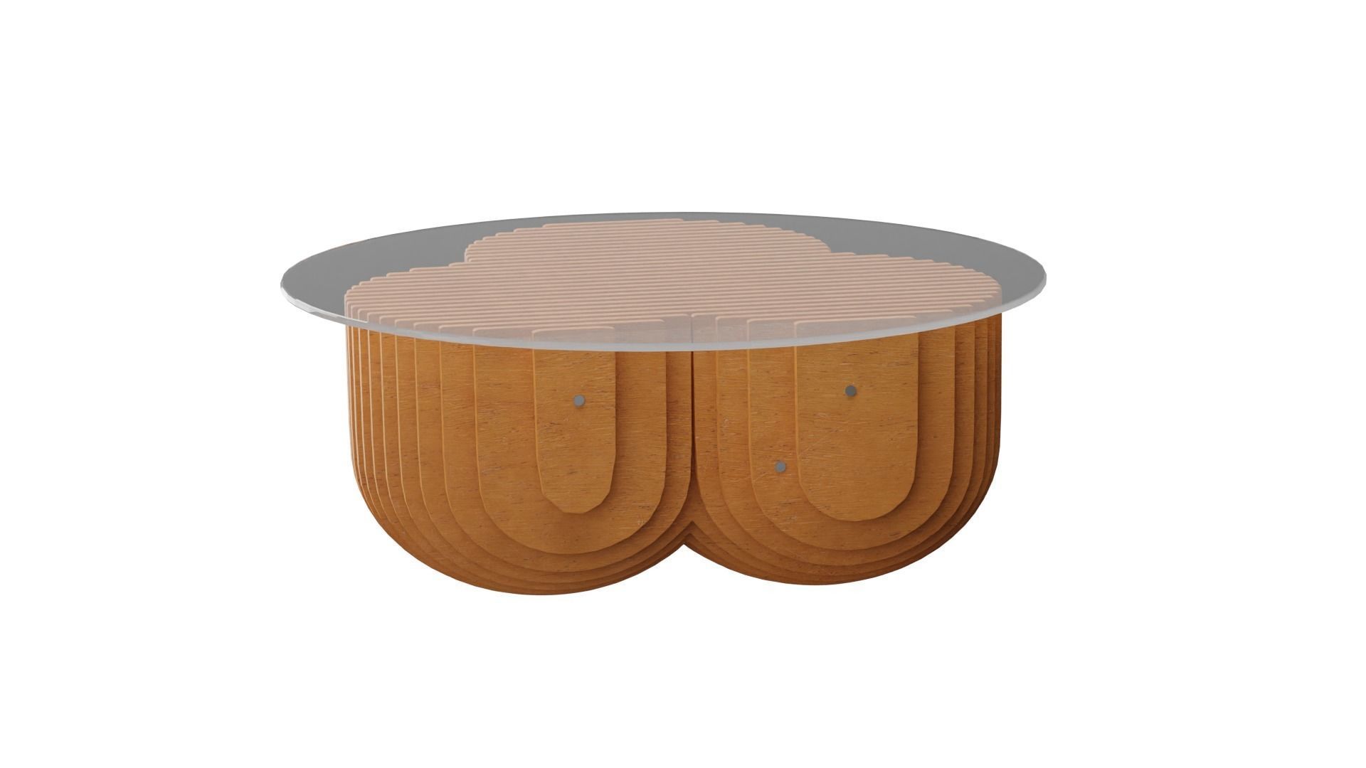 Parametric coffee table 13 3D model_2