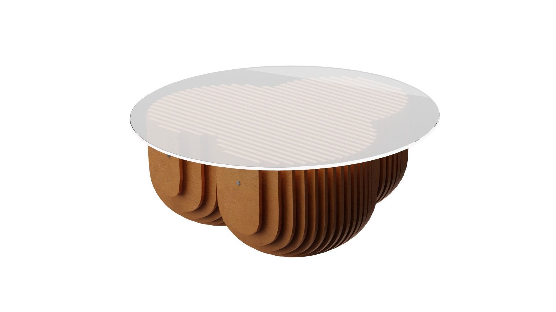 Parametric coffee table 13 3D model_3