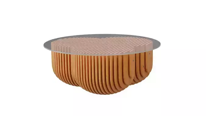 Parametric coffee table 13 3D model
