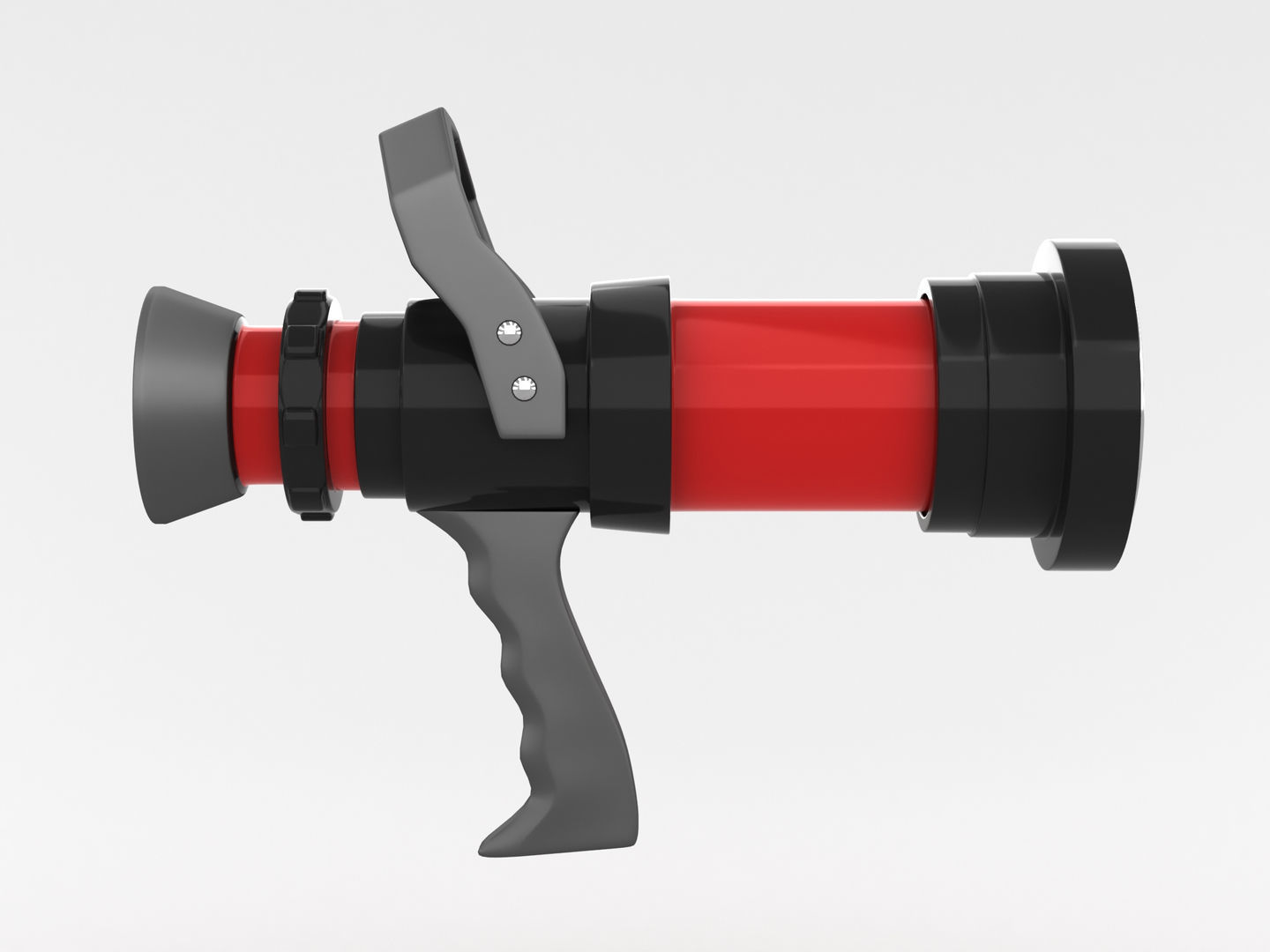 Fire Hose Nozzle 3D model_7