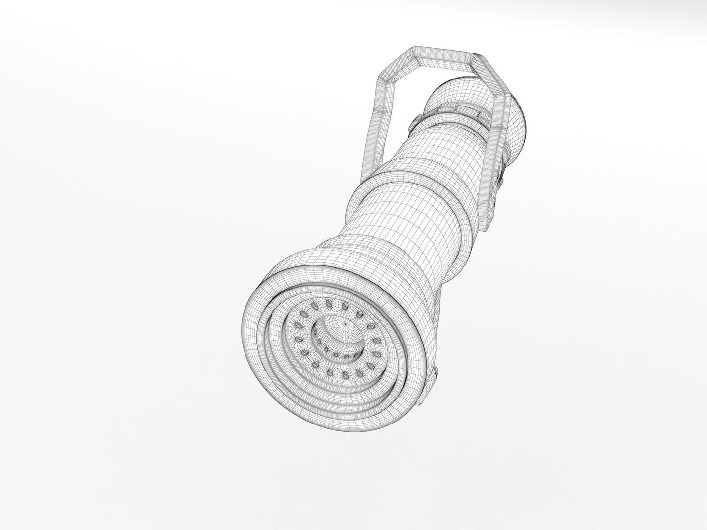 Fire Hose Nozzle 3D model CGTrader