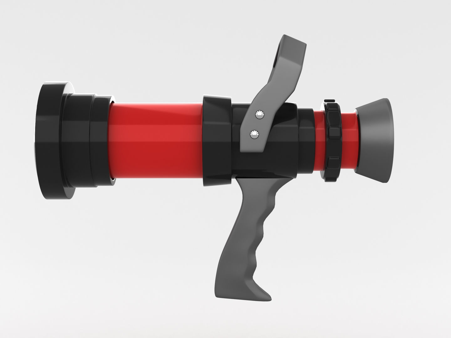 Fire Hose Nozzle 3D model_6