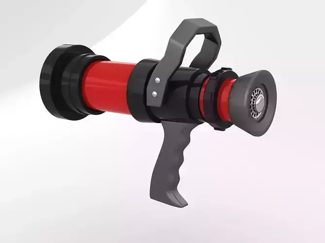 Fire Hose Nozzle 3D model