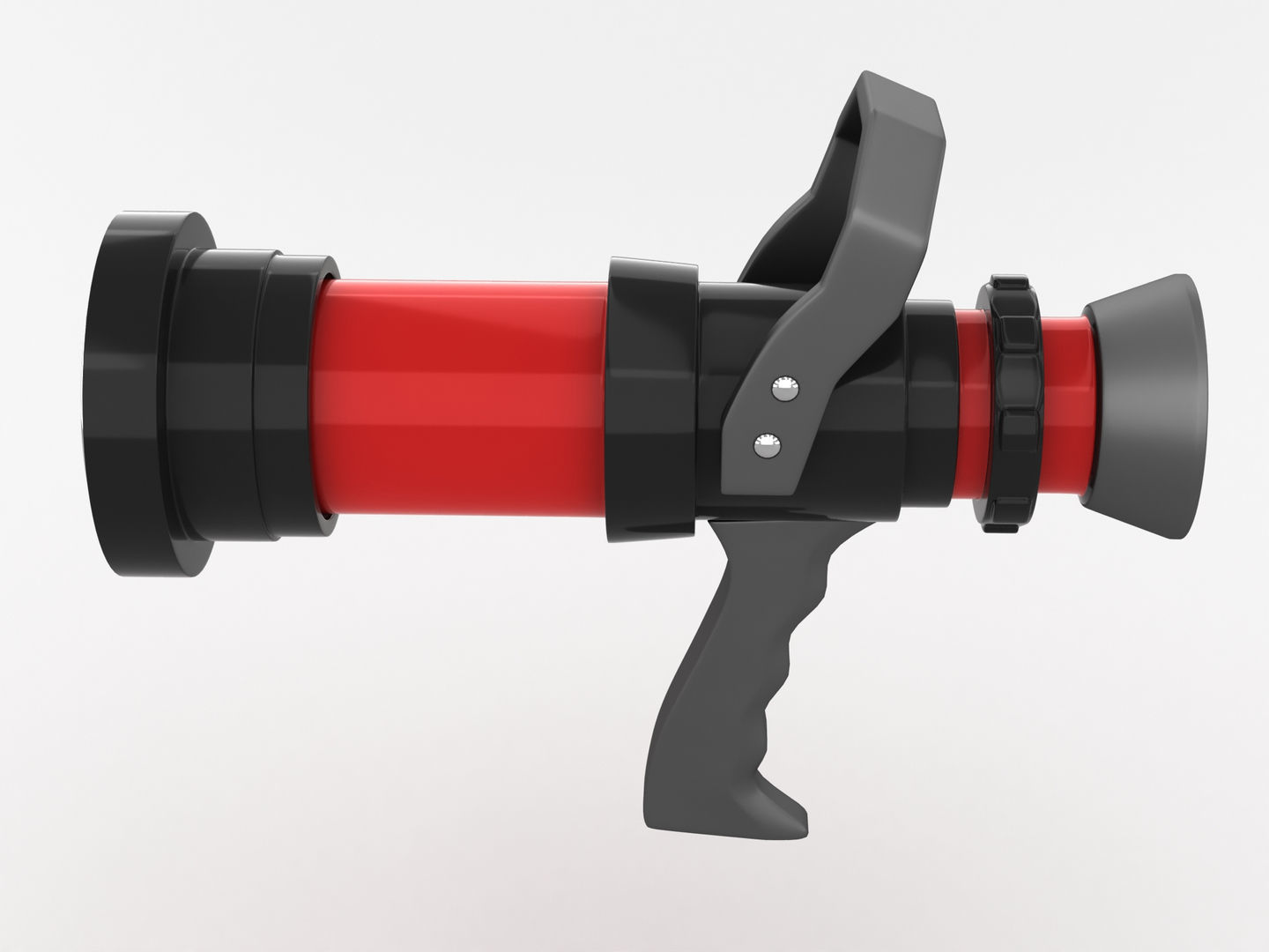 Fire Hose Nozzle 3D model_1
