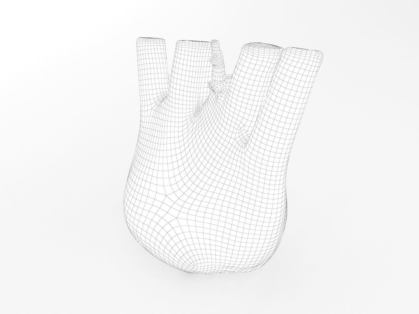 Fennel Bulb 3D model_12