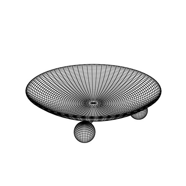 Contemporary Decorative Bowl 14 3D model_9