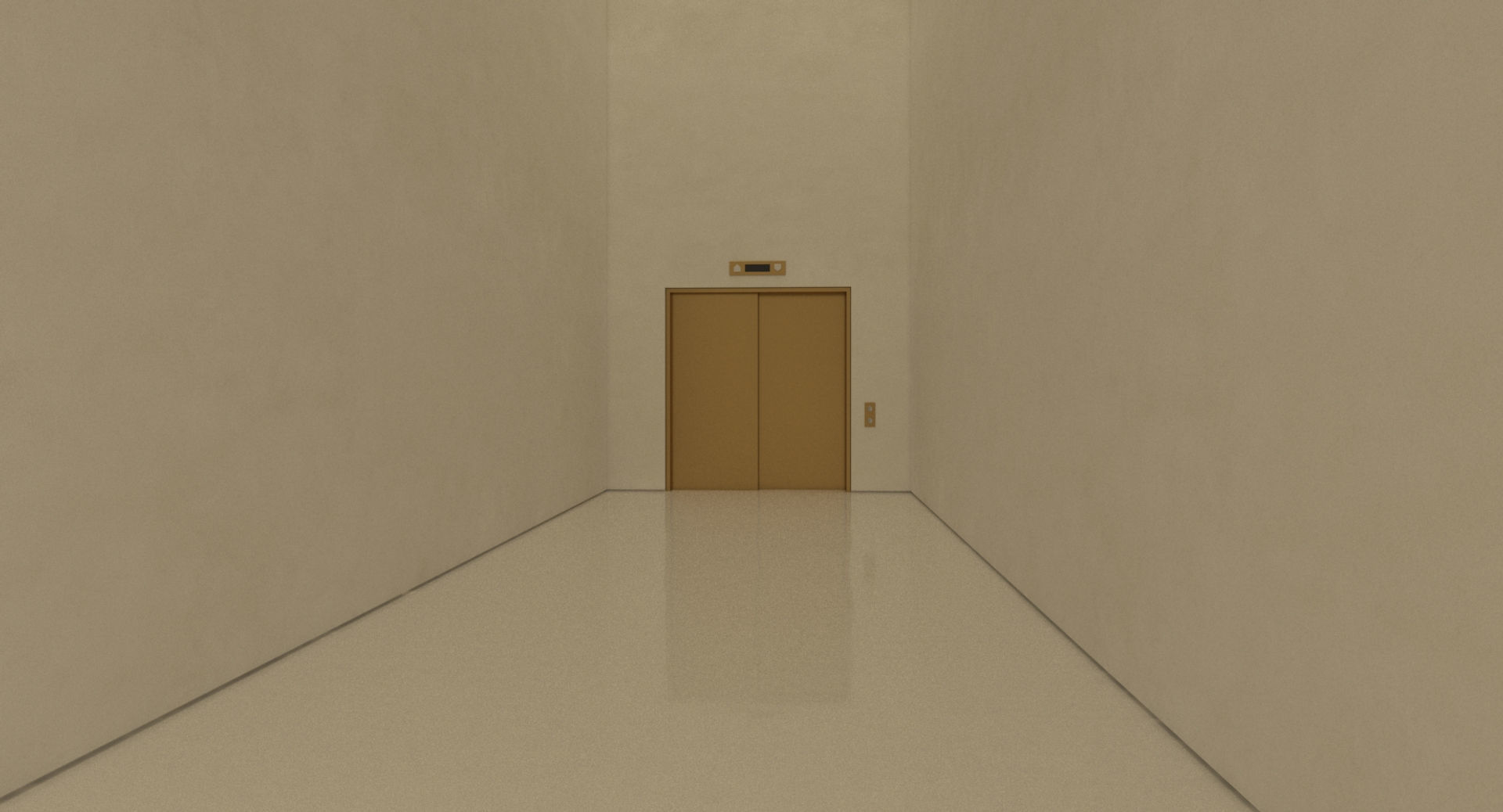 Luxury Building Entrance Lobby 3D model_8