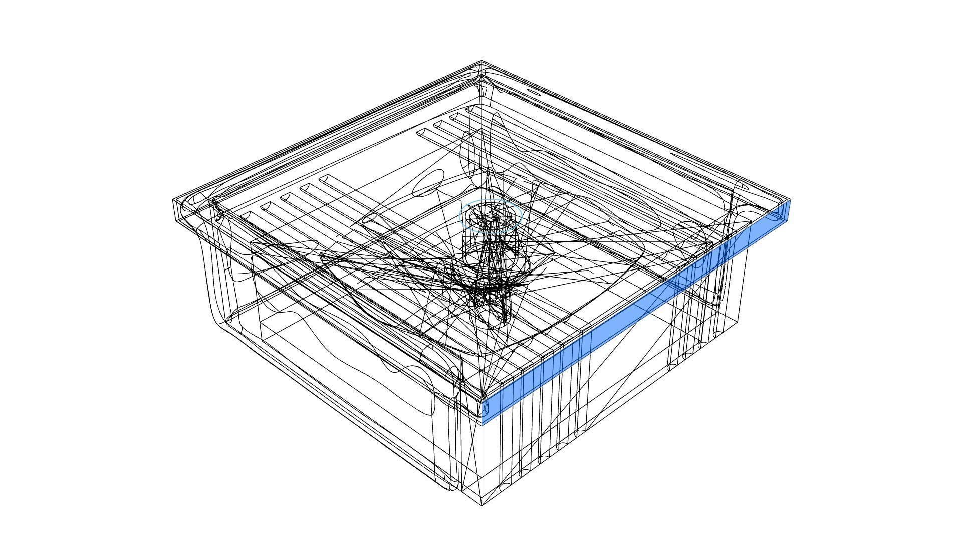 refrigerator mini pc  3D model_4