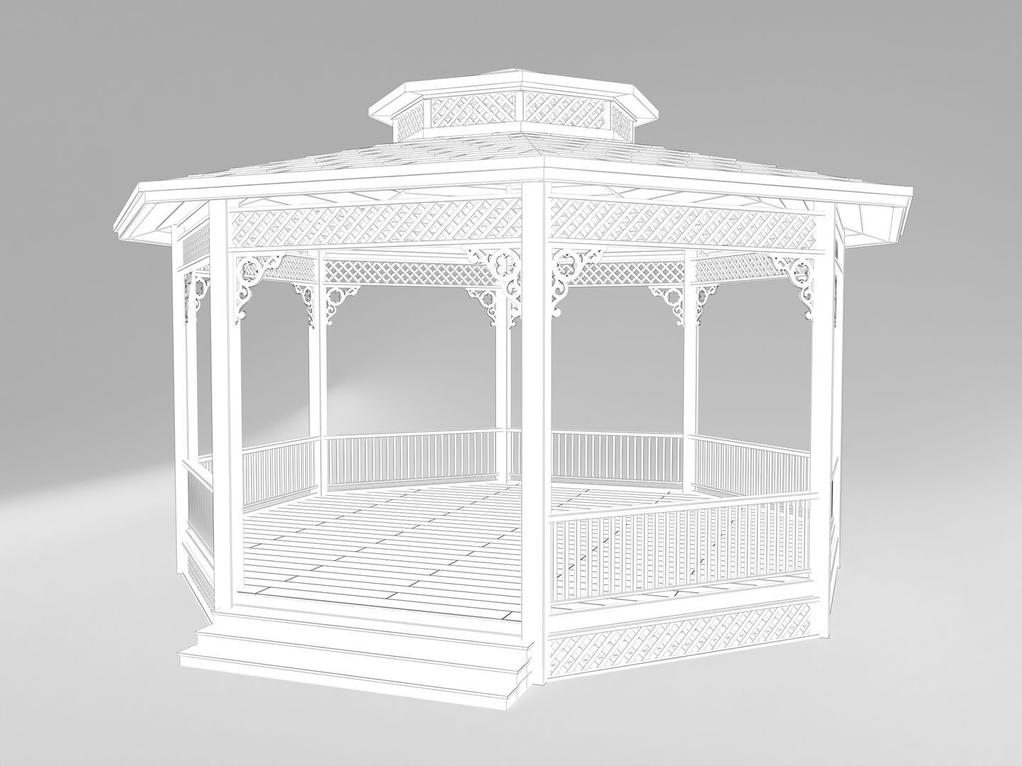 Gazebo 3D model_9