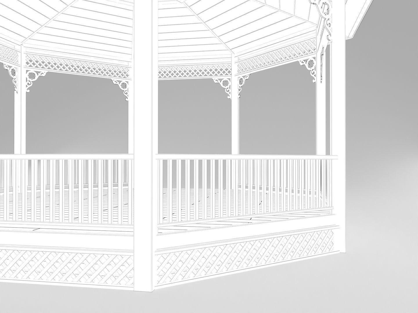Gazebo 3D model_16