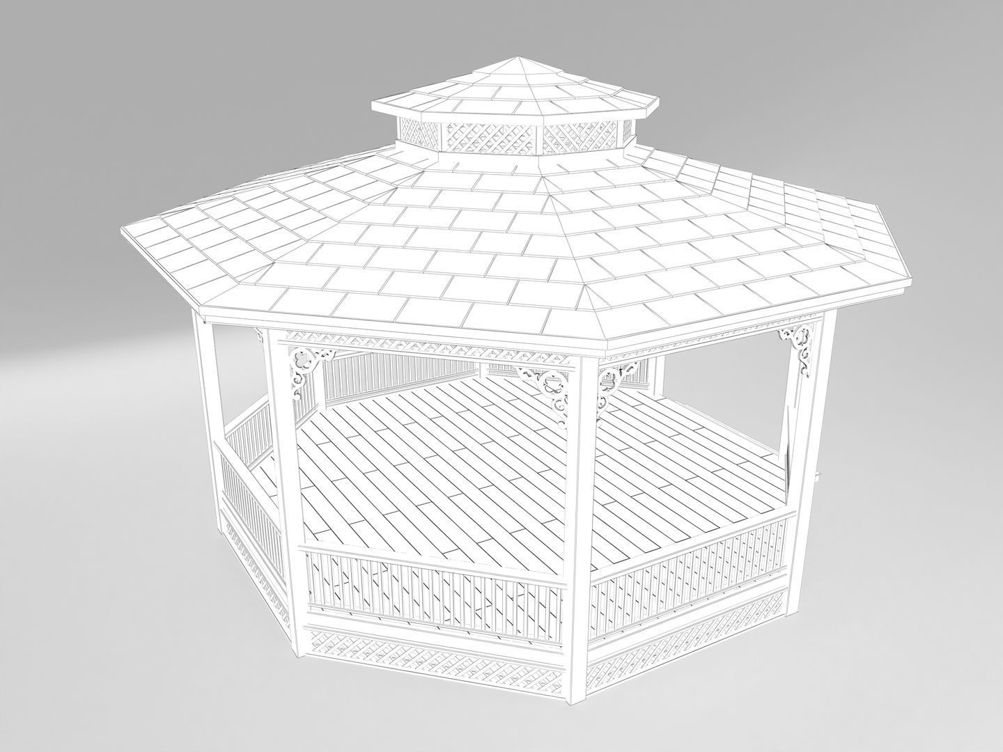 Gazebo 3D model_11
