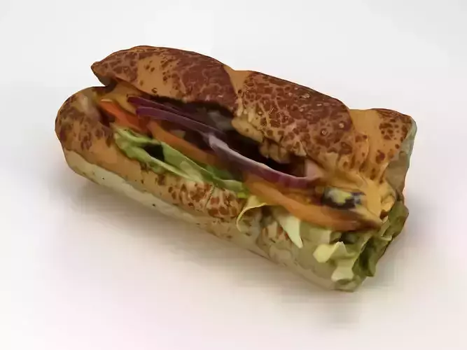 Subway Sandwich 3D model