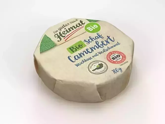 Camembert 001 3D model