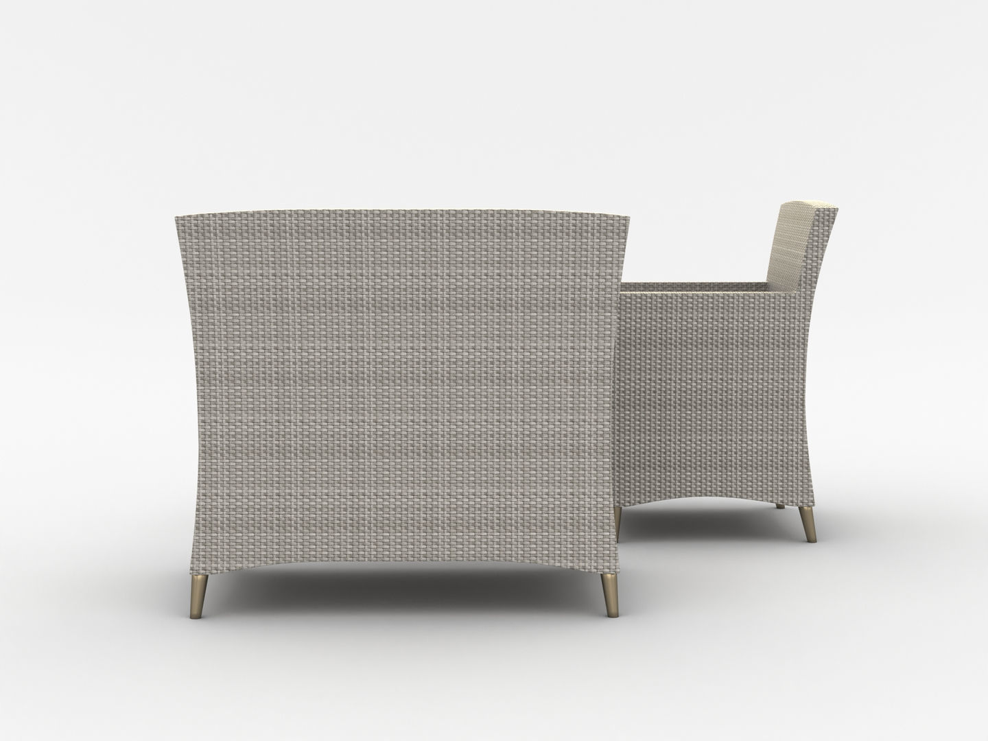 Garden Furniture Set 003 3D model_7