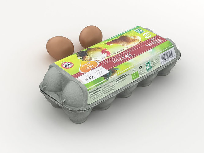 Egg Carton 002 3D model 5
