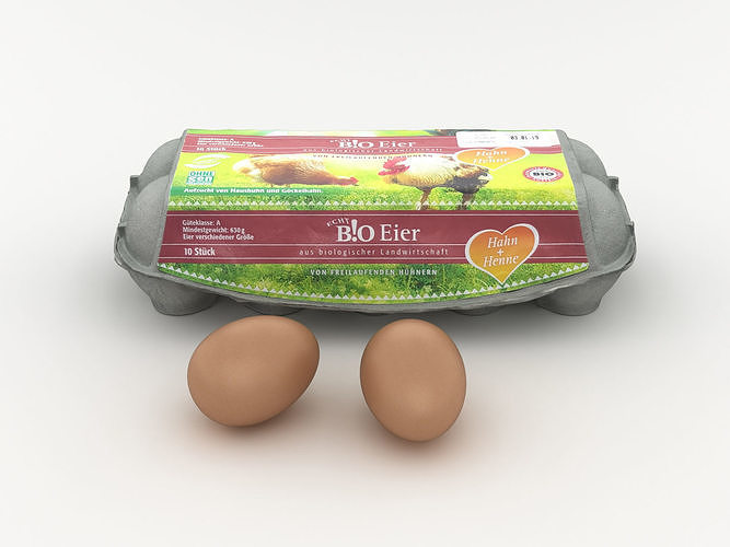 Egg Carton 002 3D model 2