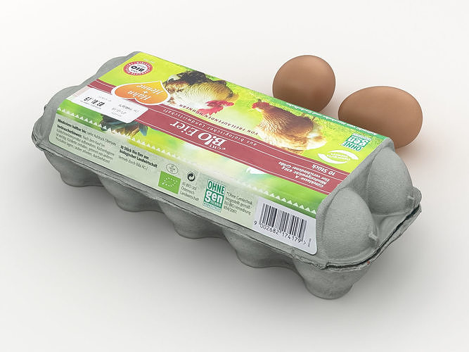 Egg Carton 002 3D model 4