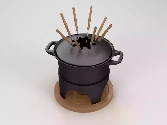 Fondue Set pot