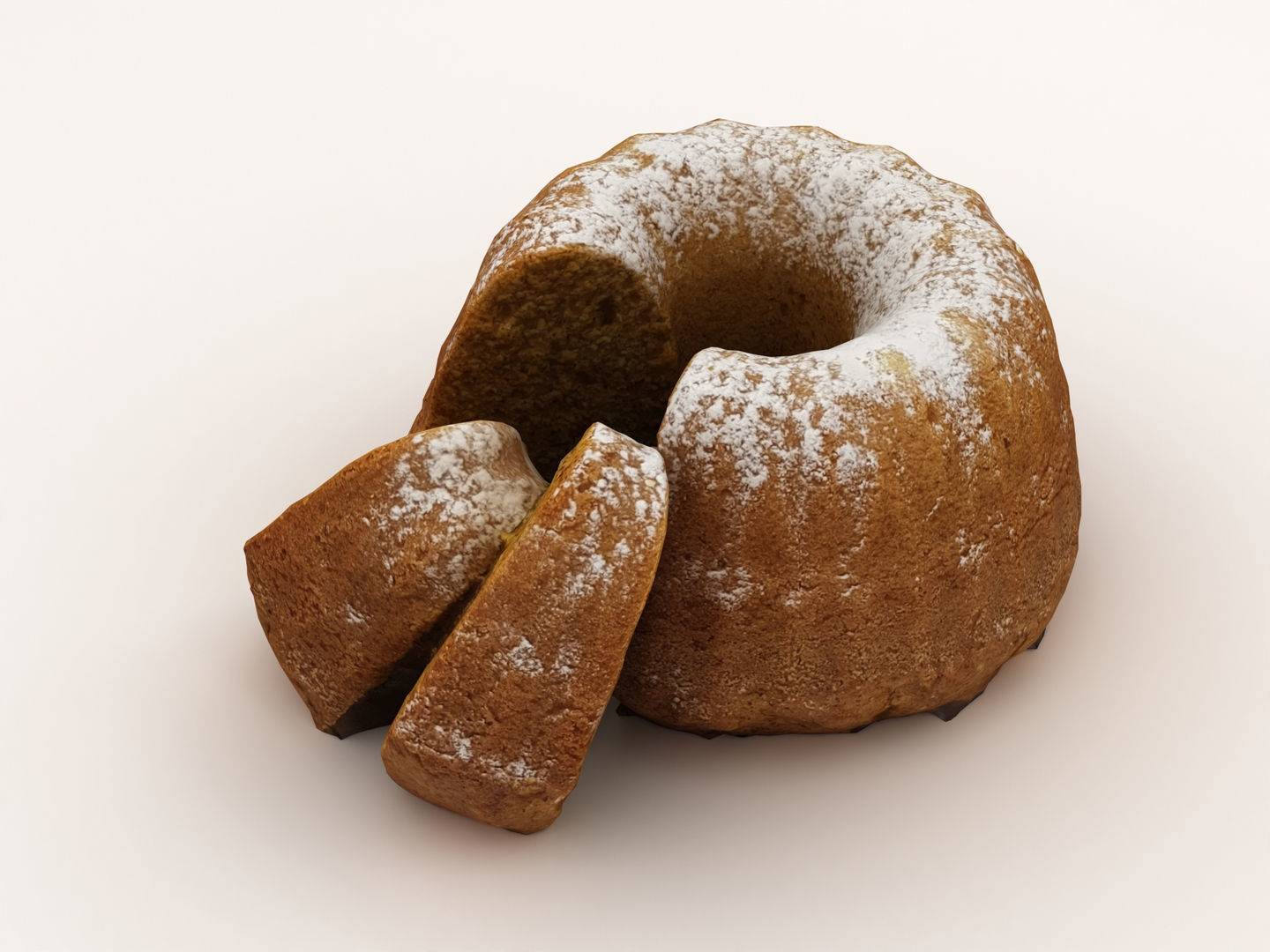 Gugelhupf Cake 003 3D model_4