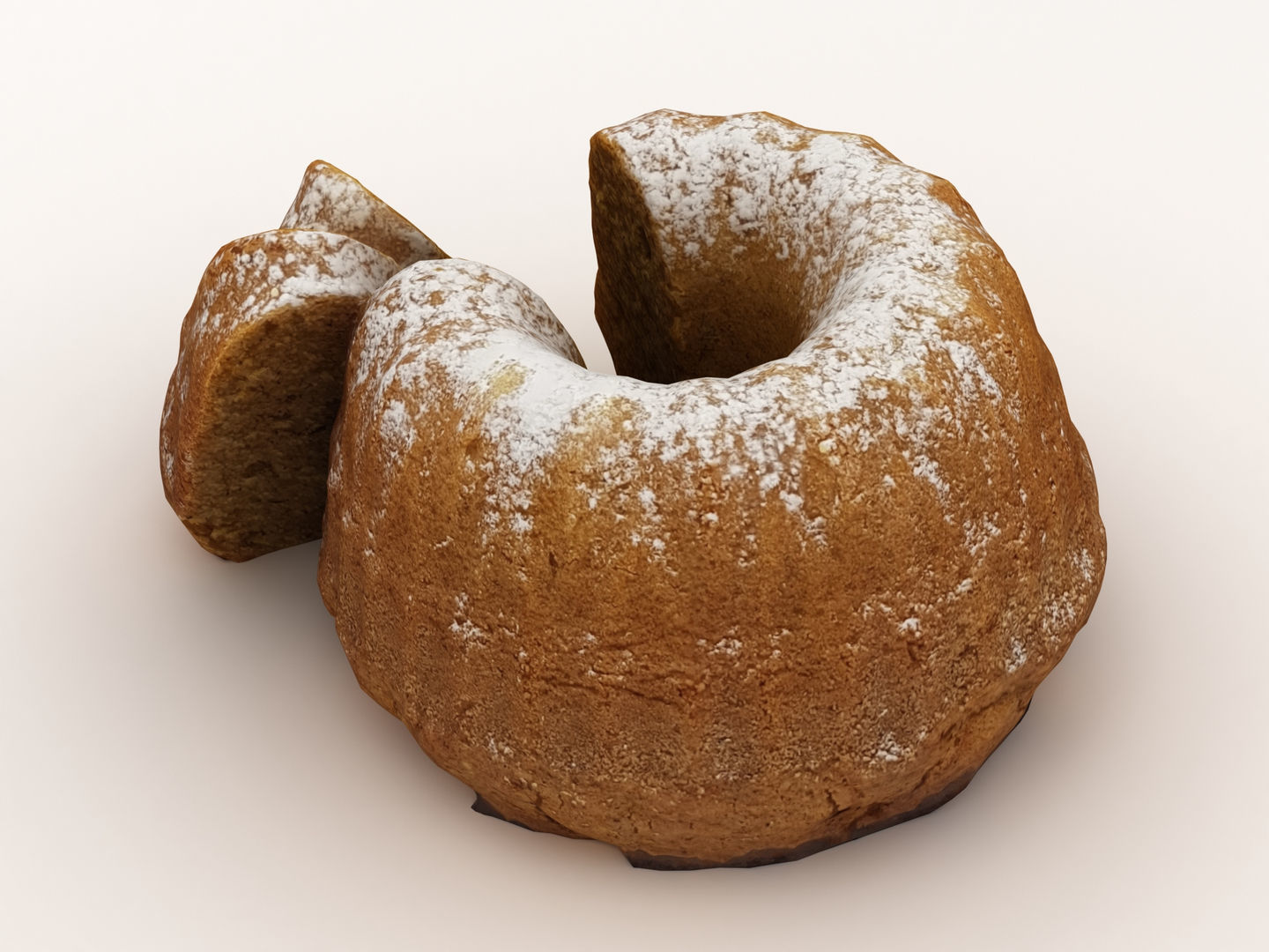 Gugelhupf Cake 003 3D model_3