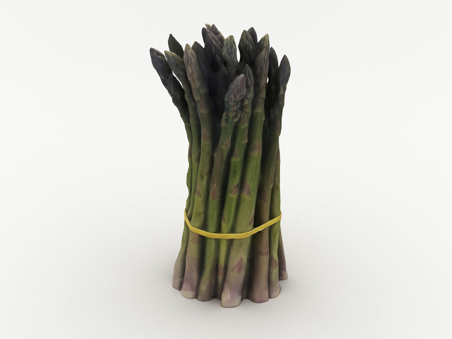 Green Asparagus Bundle 3D model_1