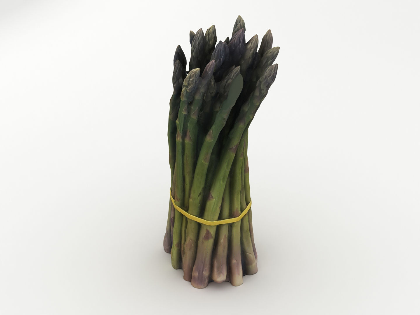 Green Asparagus Bundle 3D model_3