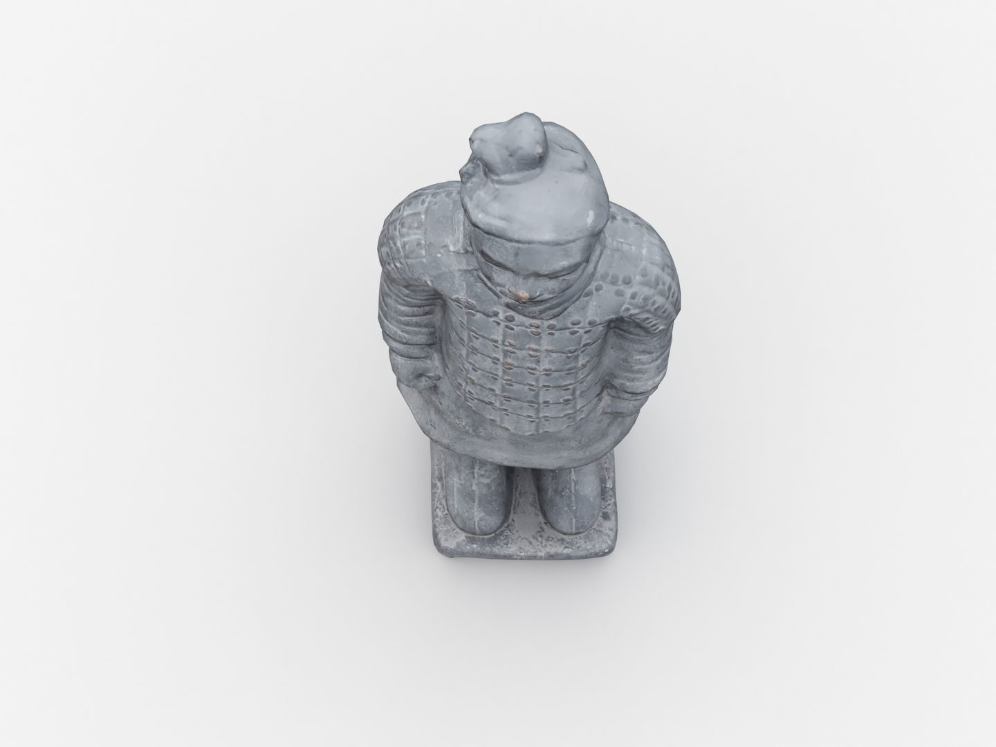 Terracotta Warrior Statue 3D model_8