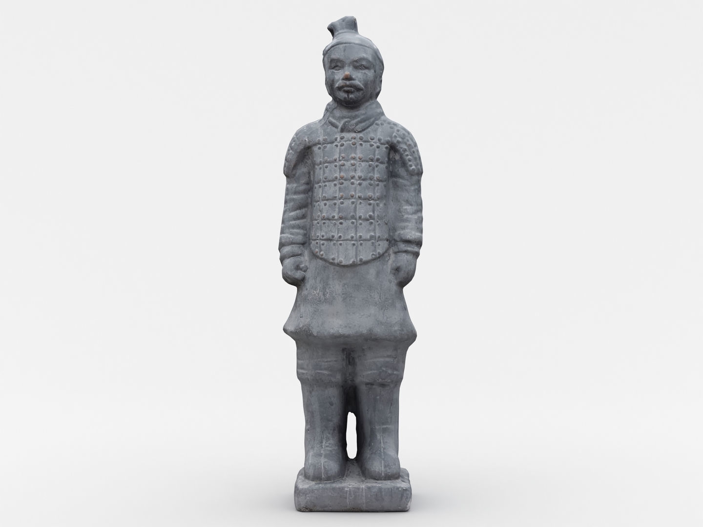 Terracotta Warrior Statue 3D model_6