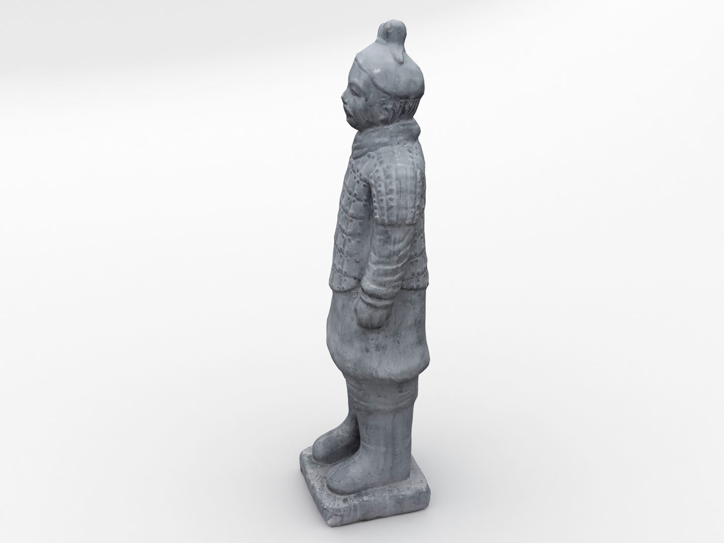 Terracotta Warrior Statue 3D model_5
