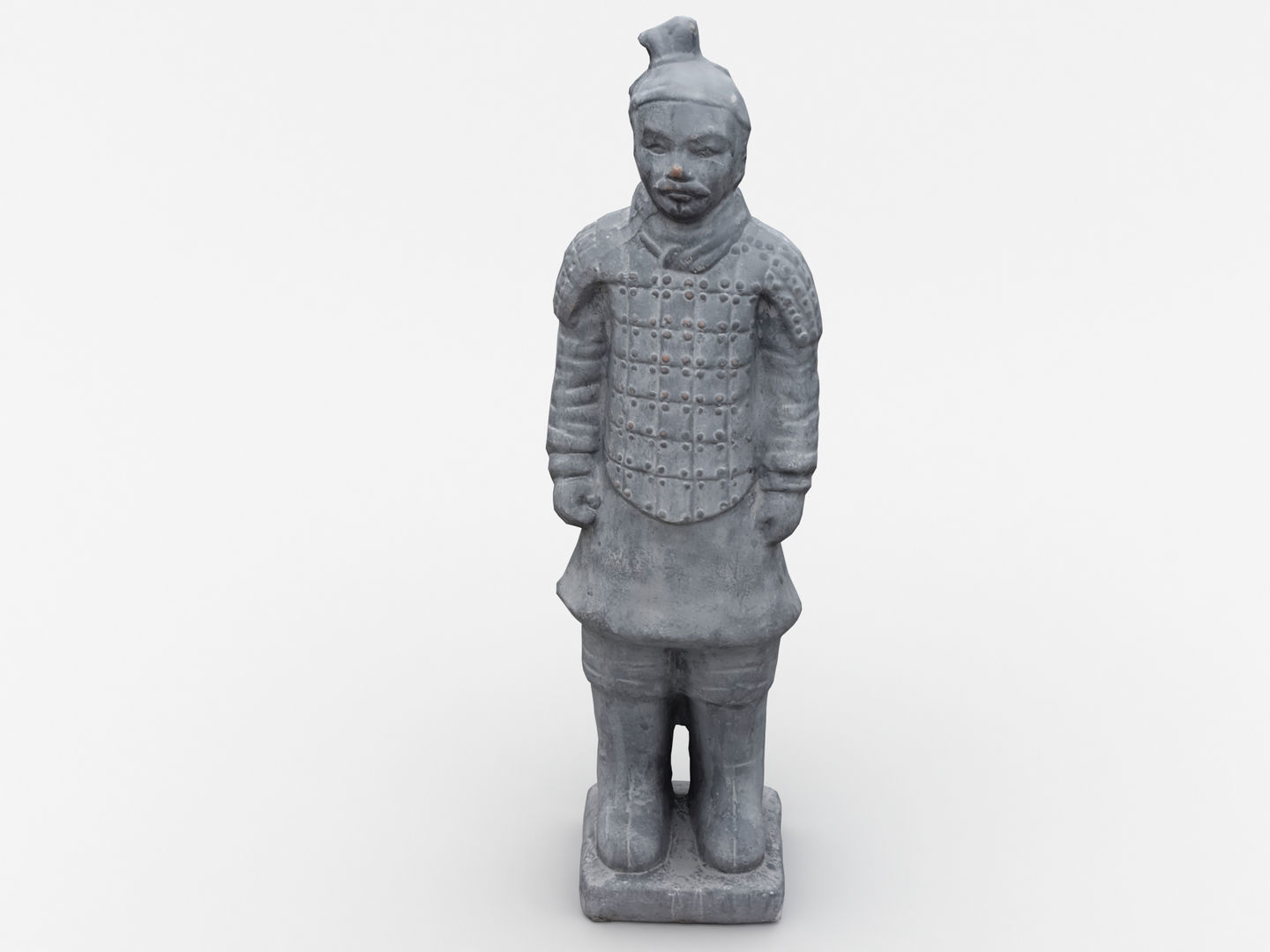 Terracotta Warrior Statue 3D model_1