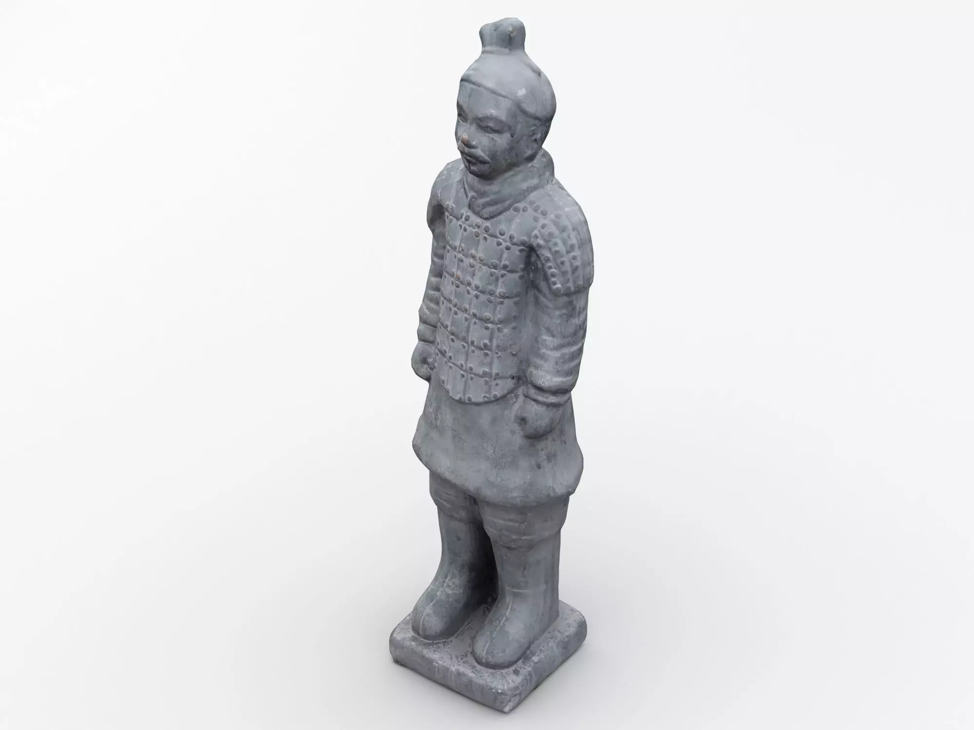 Terracotta Warrior Statue 3D model_0