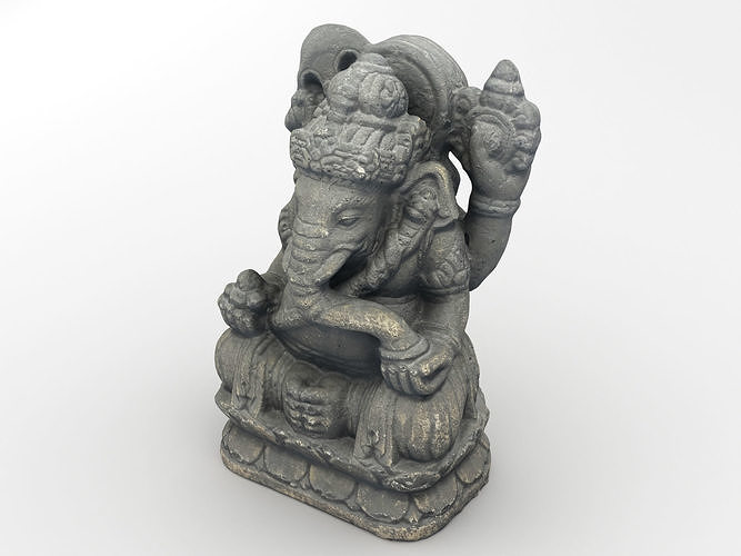 Ganesh Elephant Statue 3D model