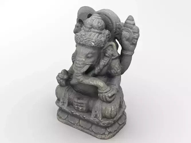 Ganesh Elephant Statue 3D model