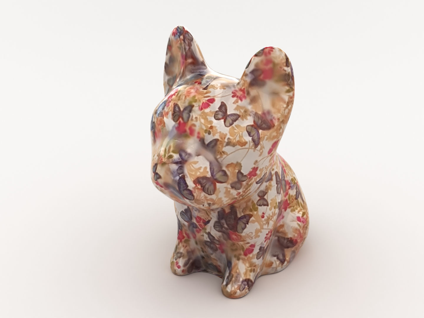 French Bulldog statue 3D model_1