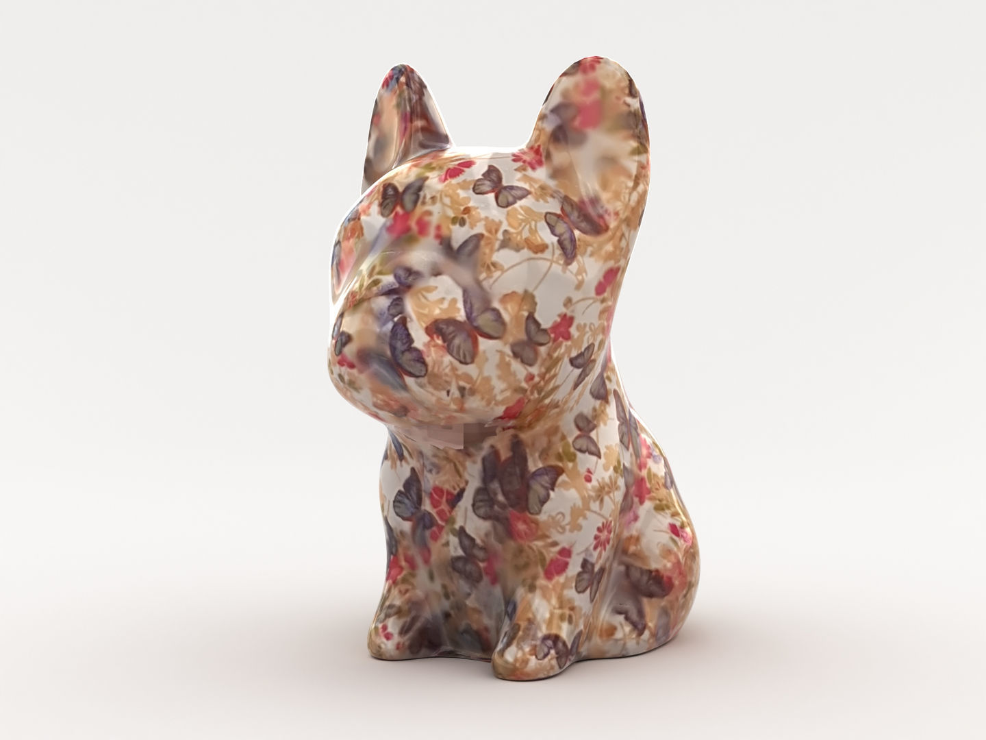 French Bulldog statue 3D model_6