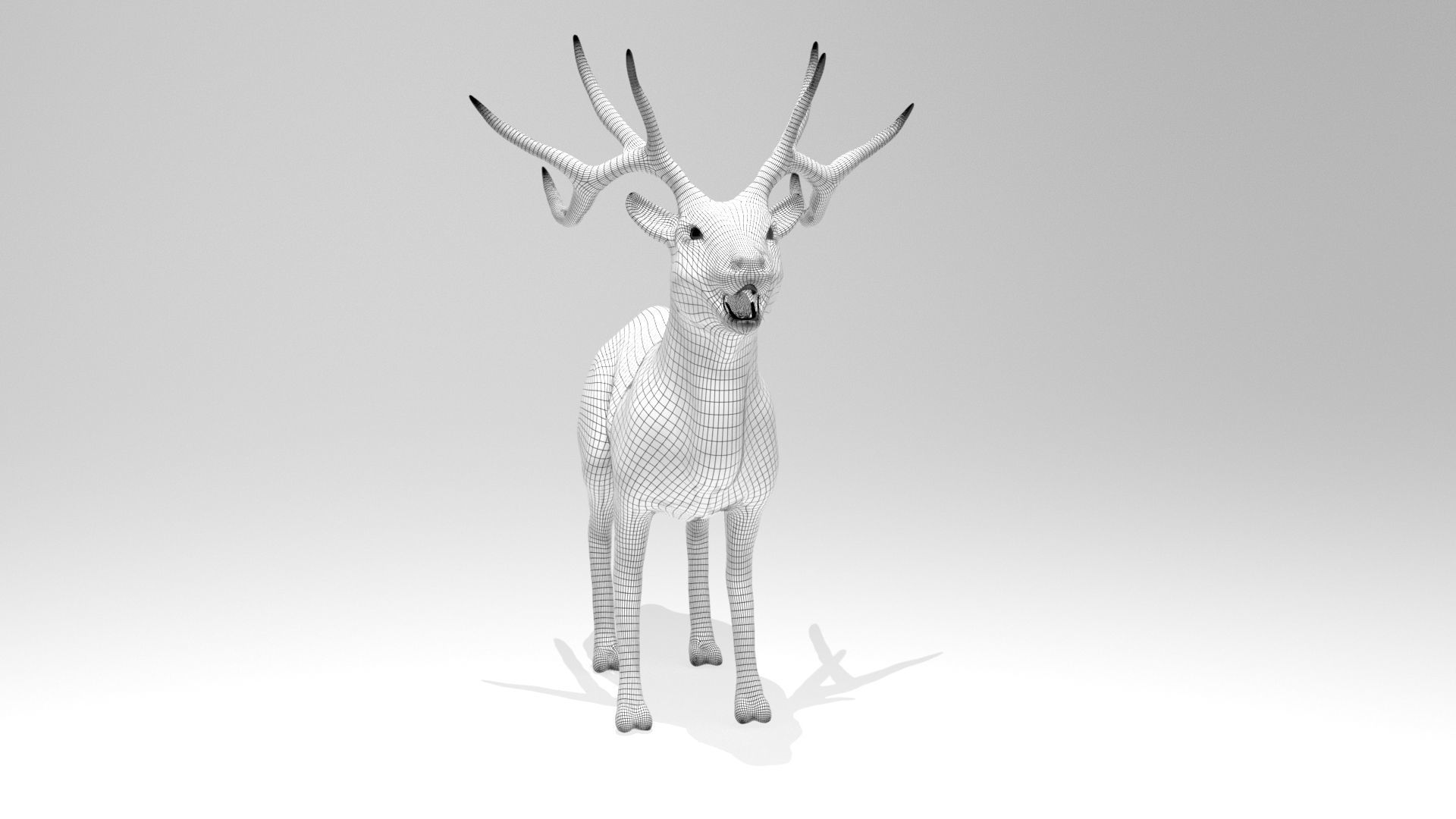 This model Deer 3D model_12