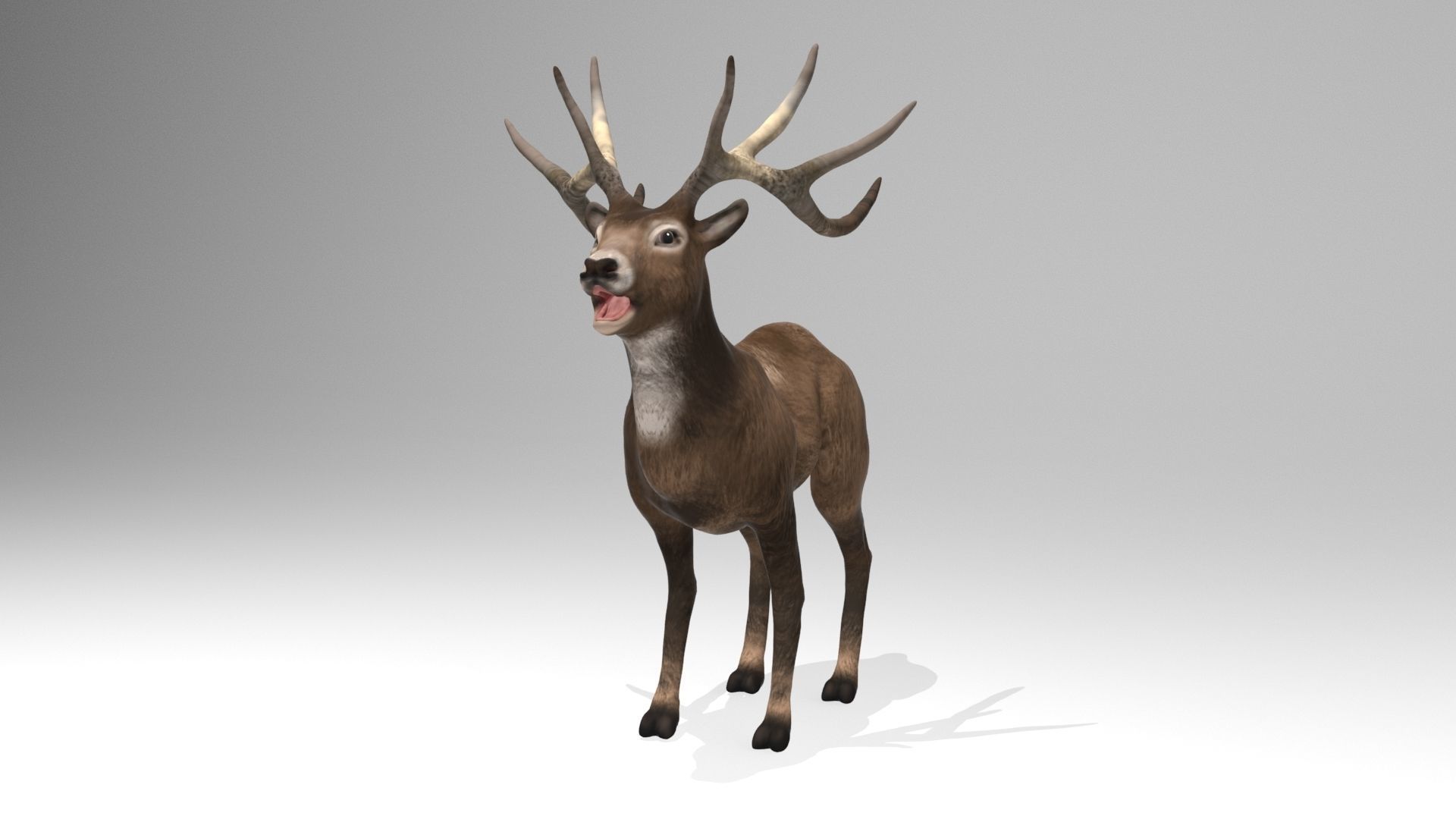 This model Deer 3D model_3