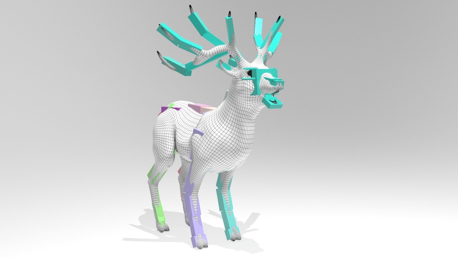This model Deer 3D model_15