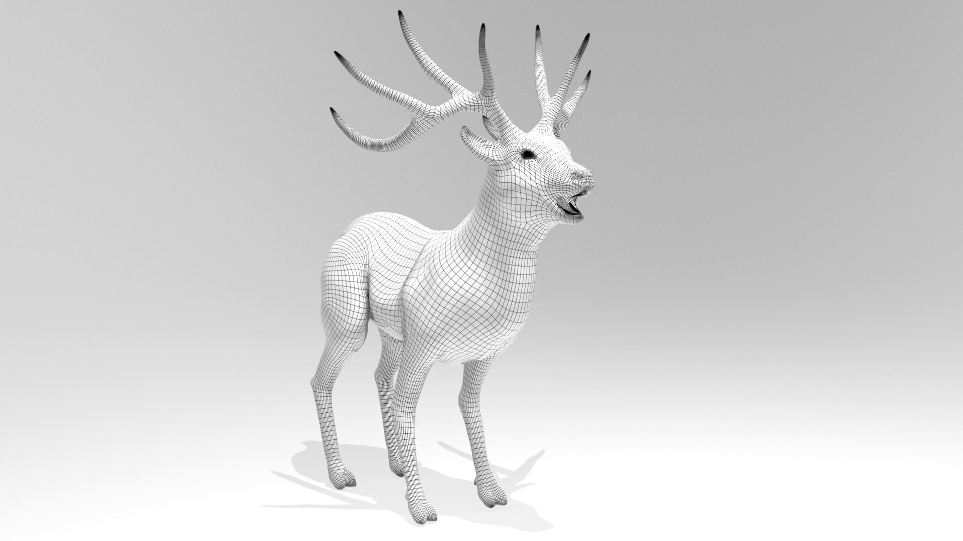 This model Deer 3D model_13