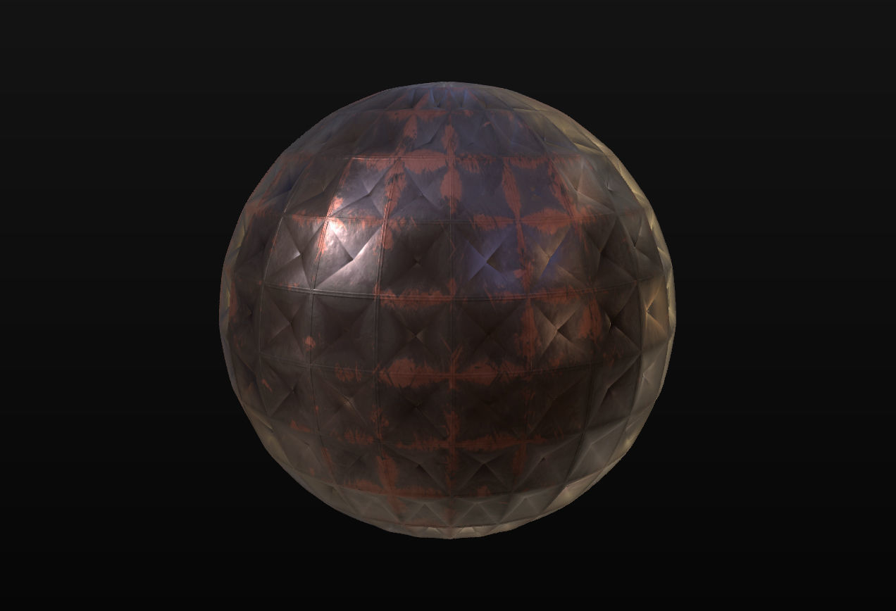 10 Seamless Rusty and Grungy Metal PBR Materials - Set 4 Texture_13