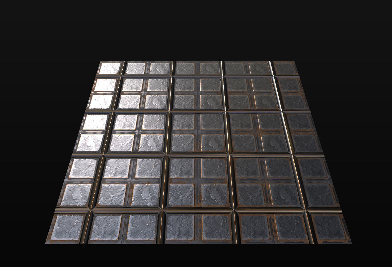 10 Seamless Rusty and Grungy Metal PBR Materials - Set 4 Texture_8