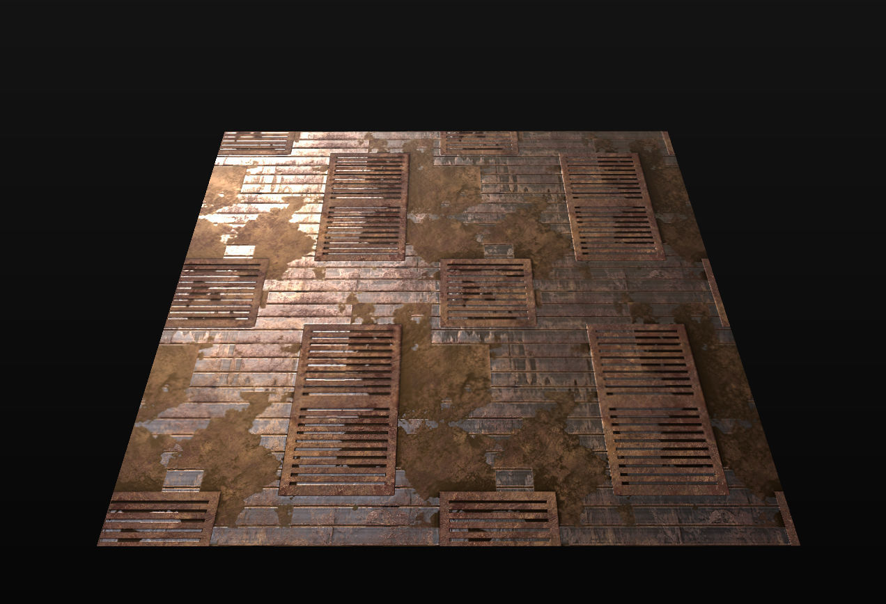 10 Seamless Rusty and Grungy Metal PBR Materials - Set 4 Texture_20