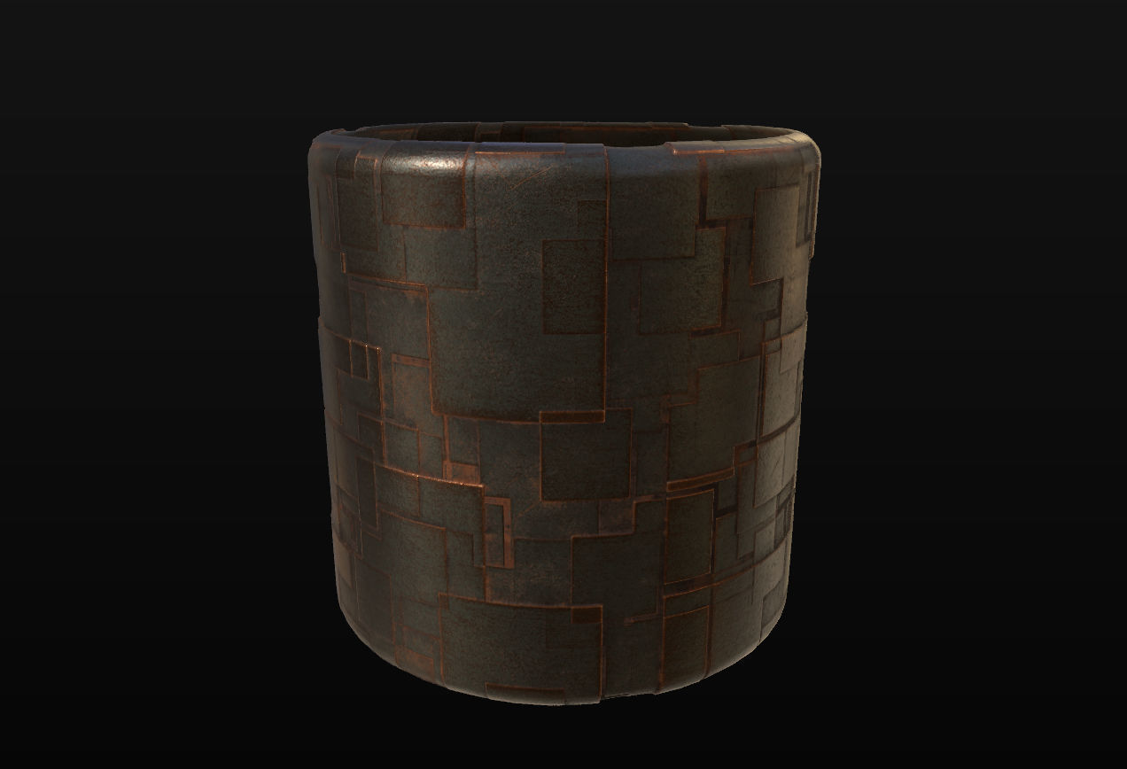 10 Seamless Rusty and Grungy Metal PBR Materials - Set 4 Texture_27