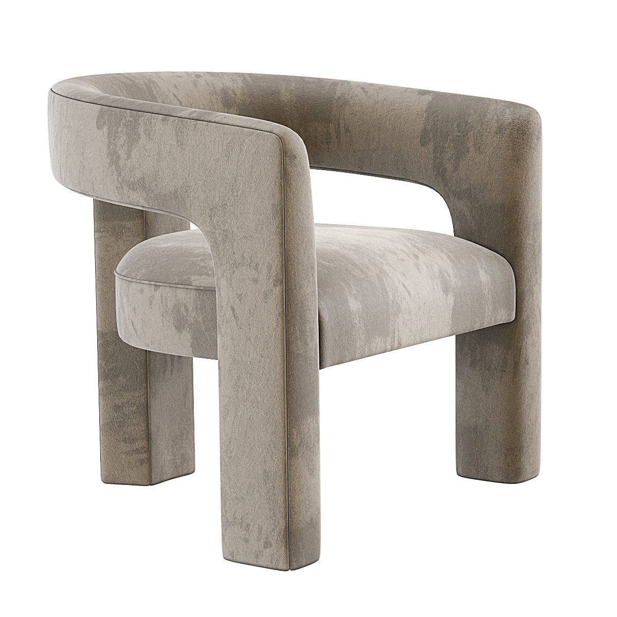 INES Chair Restoration Hardware RH 3D model_2