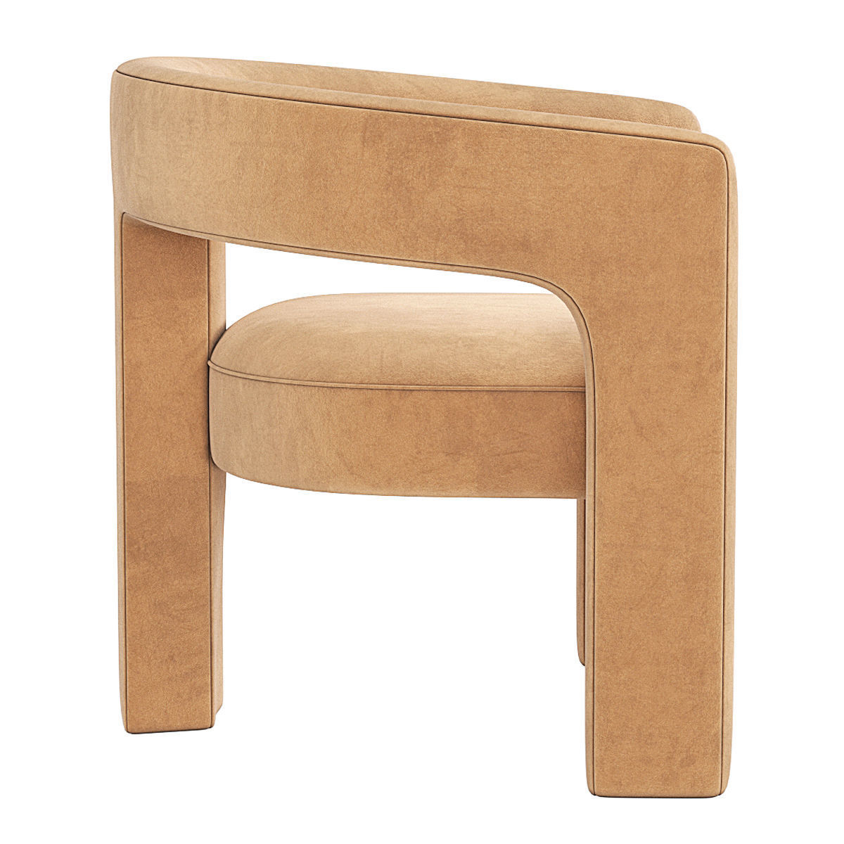 INES Chair Restoration Hardware RH 3D model_4