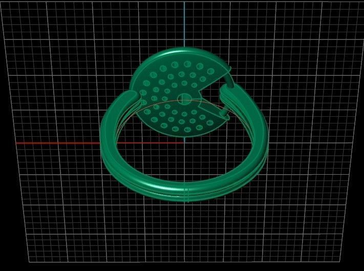 stylish  wedding set pendant and ring  3D Model Collection_38